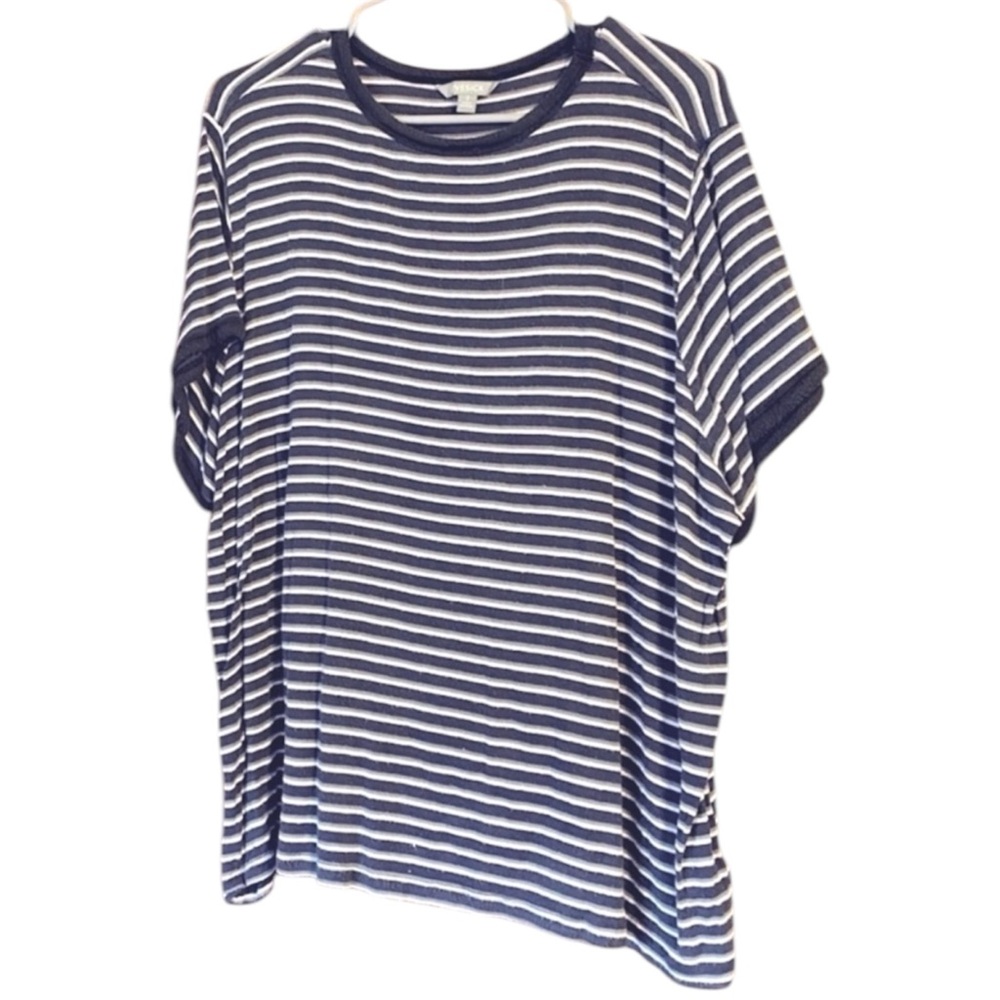 Lovesick (Torrid) Boxy Striped Ringer Tee - Picture 2 of 7